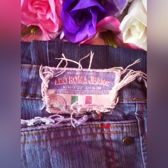 #028👉🏼Women's/Teens Blue 💙 With Red Threading Jeans 👖 - Picture 8 of 8